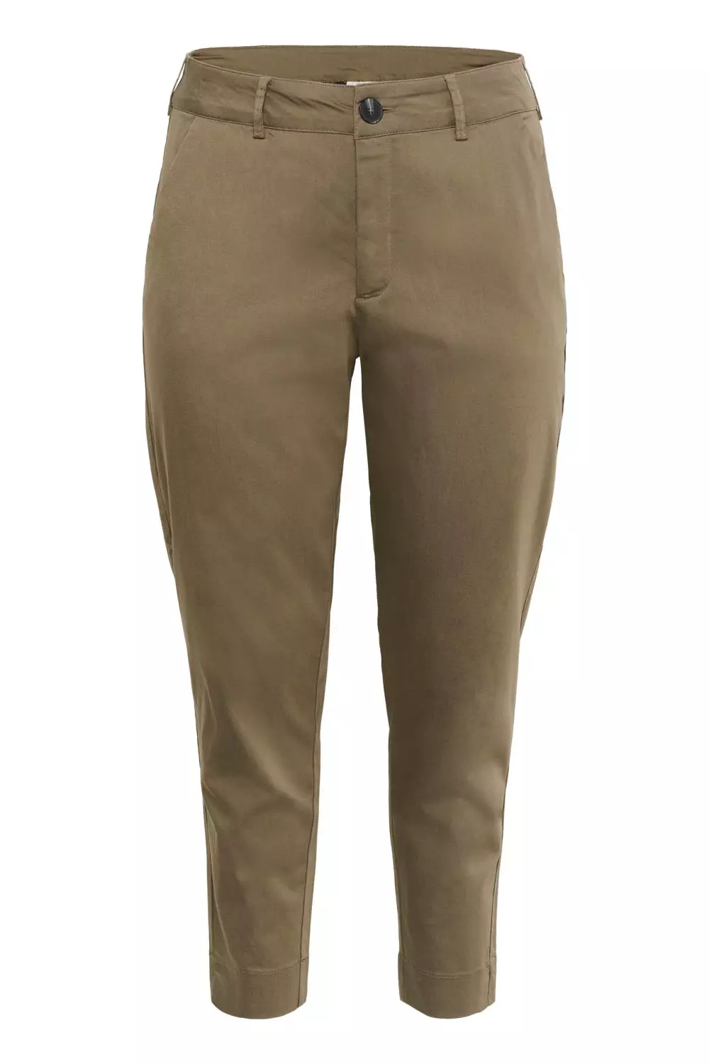 Kaffe Curve KCleana Chino 7/8 Pants, lys brun
