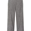 Kaffe KAthilda Pants, sort/grå tweed
