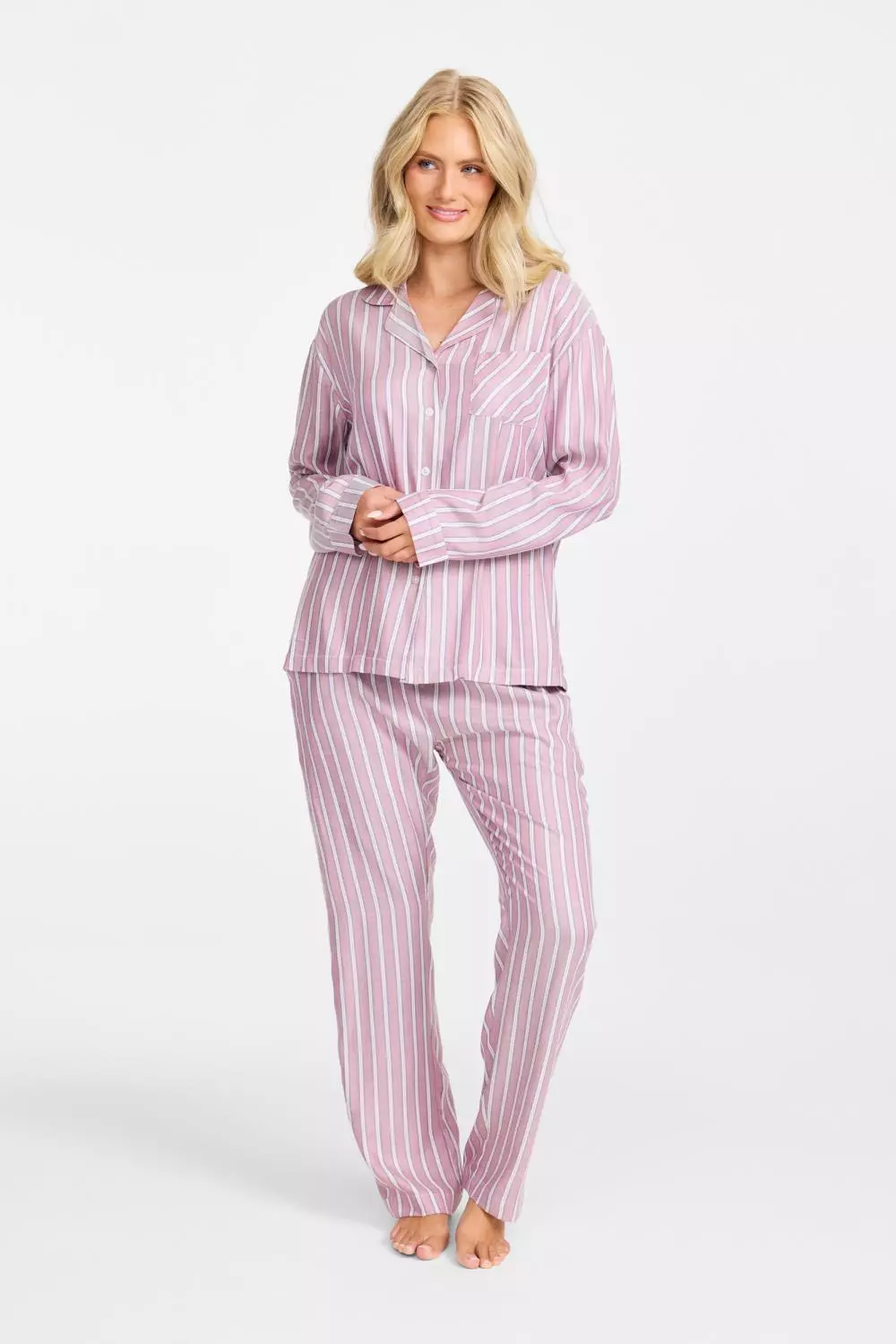 Damella of Sweden 2-delt pysj med striper
