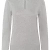 Kaffe KAjada Polo Pullover, grå