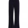 Isay Barbel Flare Pant, kordfløyel marineblå