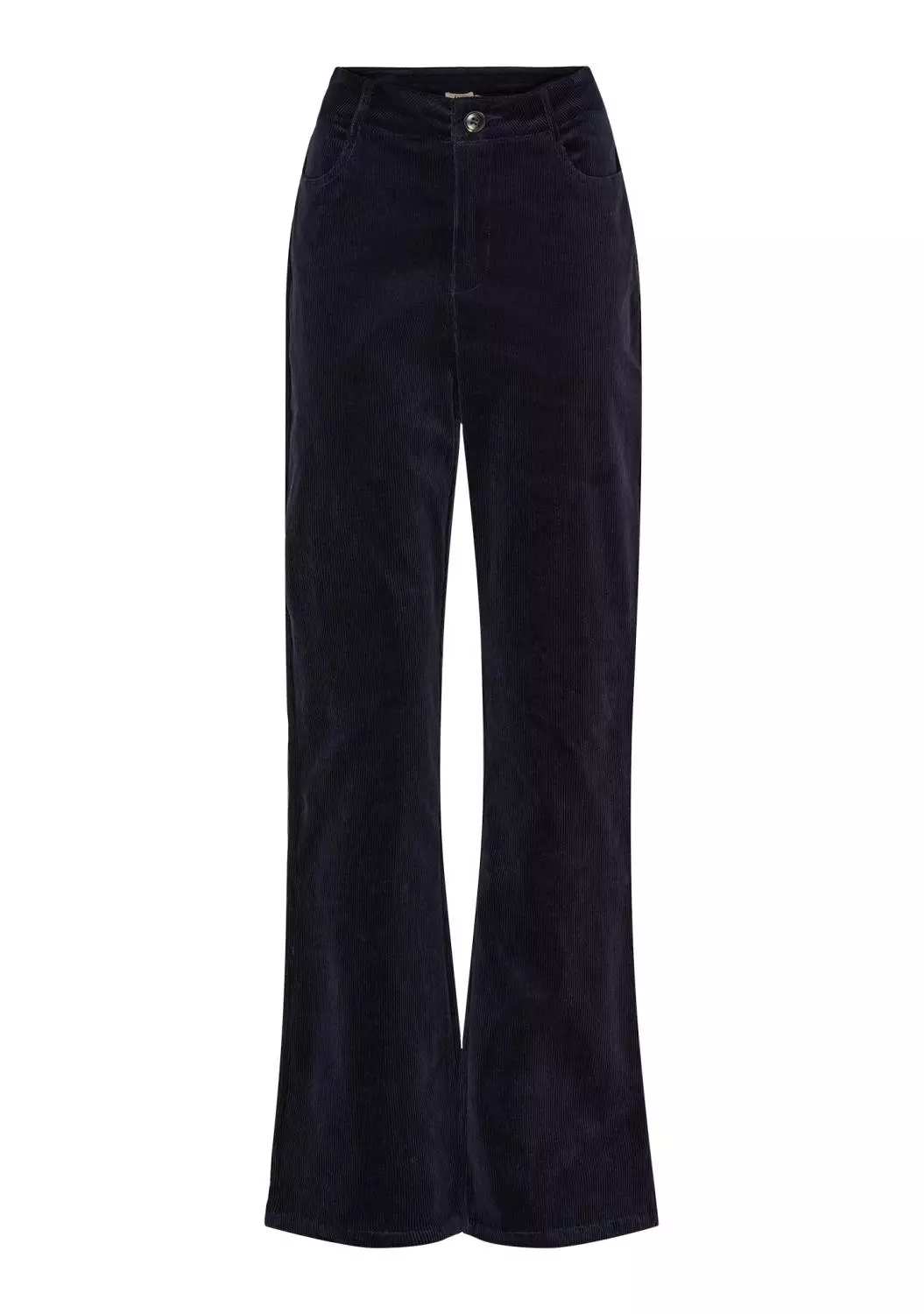 Isay Barbel Flare Pant, kordfløyel marineblå