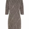 Isay Krista Dress jacquard, lys brun melert