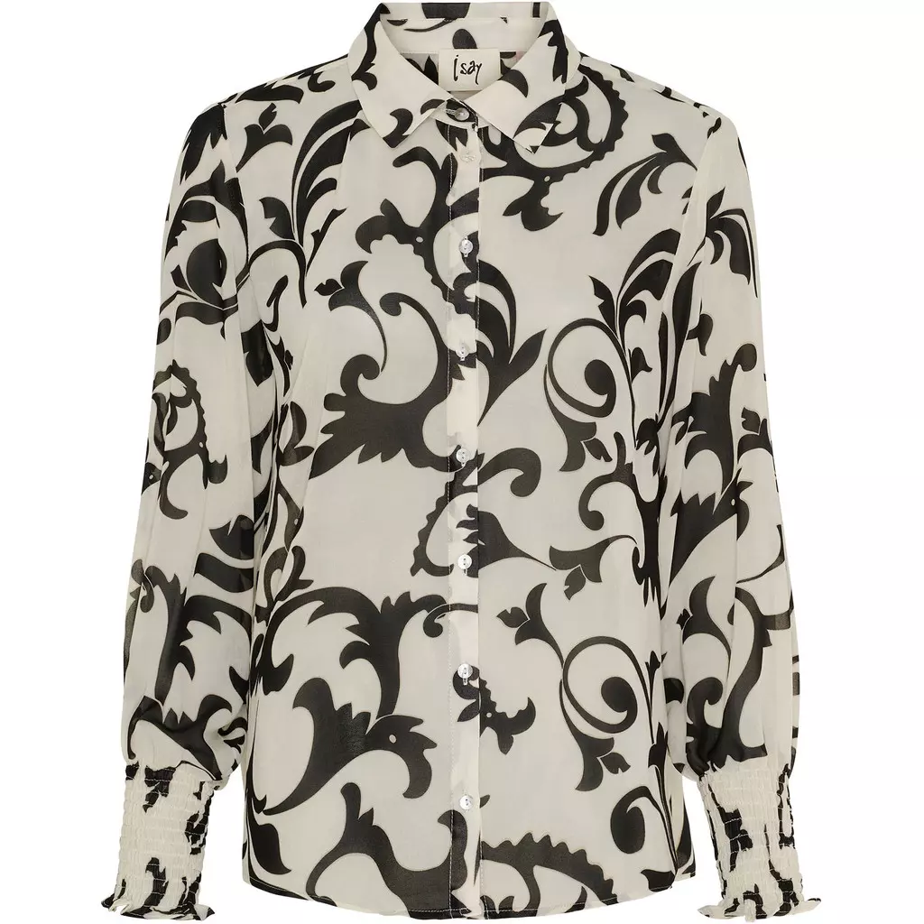 Isay Vibse Shirt, beige/sort