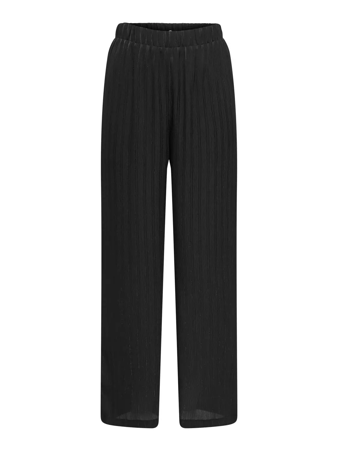 JDY Cherry MW Lurex Pant, sort/sølv