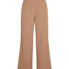 MSCH Macy Michelle HW wide pants regular, brun
