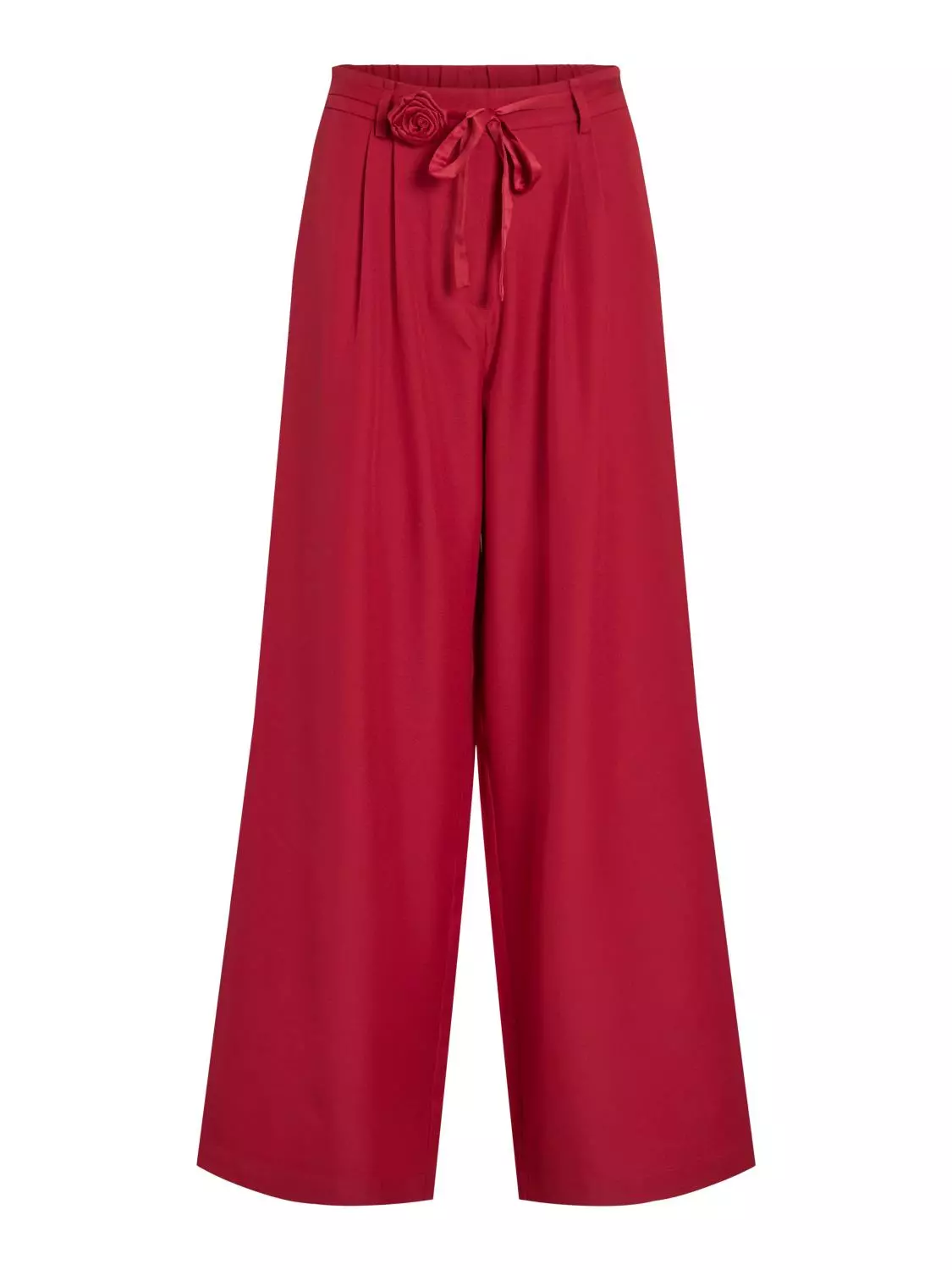 Vila Vicatalina HW Wide Pants, rød