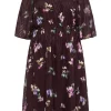 Kaffe Curve KCclara Dress, mørk brun
