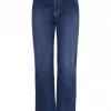Isay Lido Straight Long Jeans, denimblå