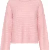 Part Two Zoey Pullover, rosa strikkegenser