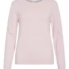 Vila Viril O-neck L/S knit top, lys rosa