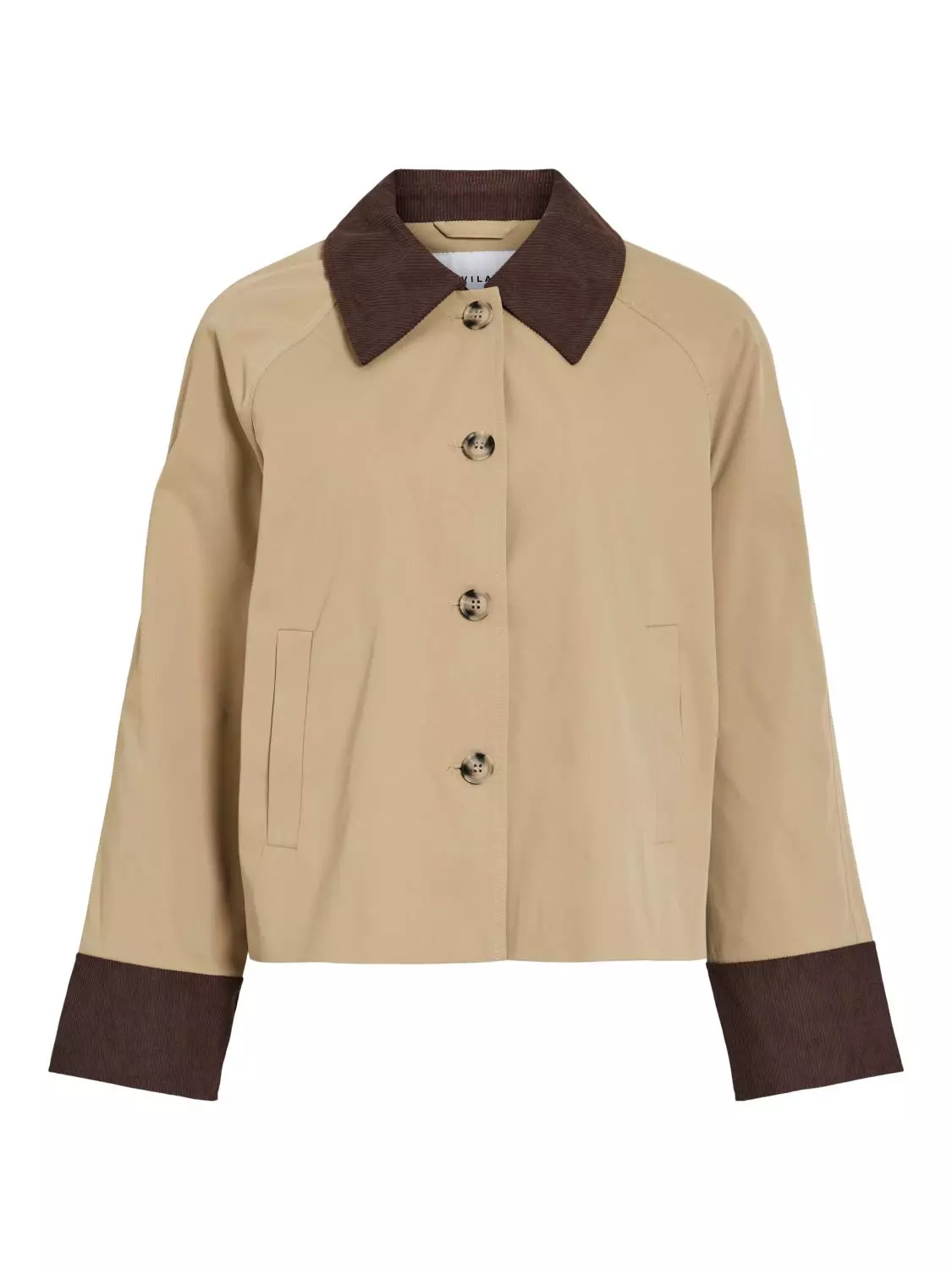 Vila Viemelie l/s Jacket, beige