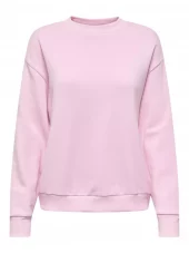 JDY Nanna Life L/S text sweat jrs, rosa