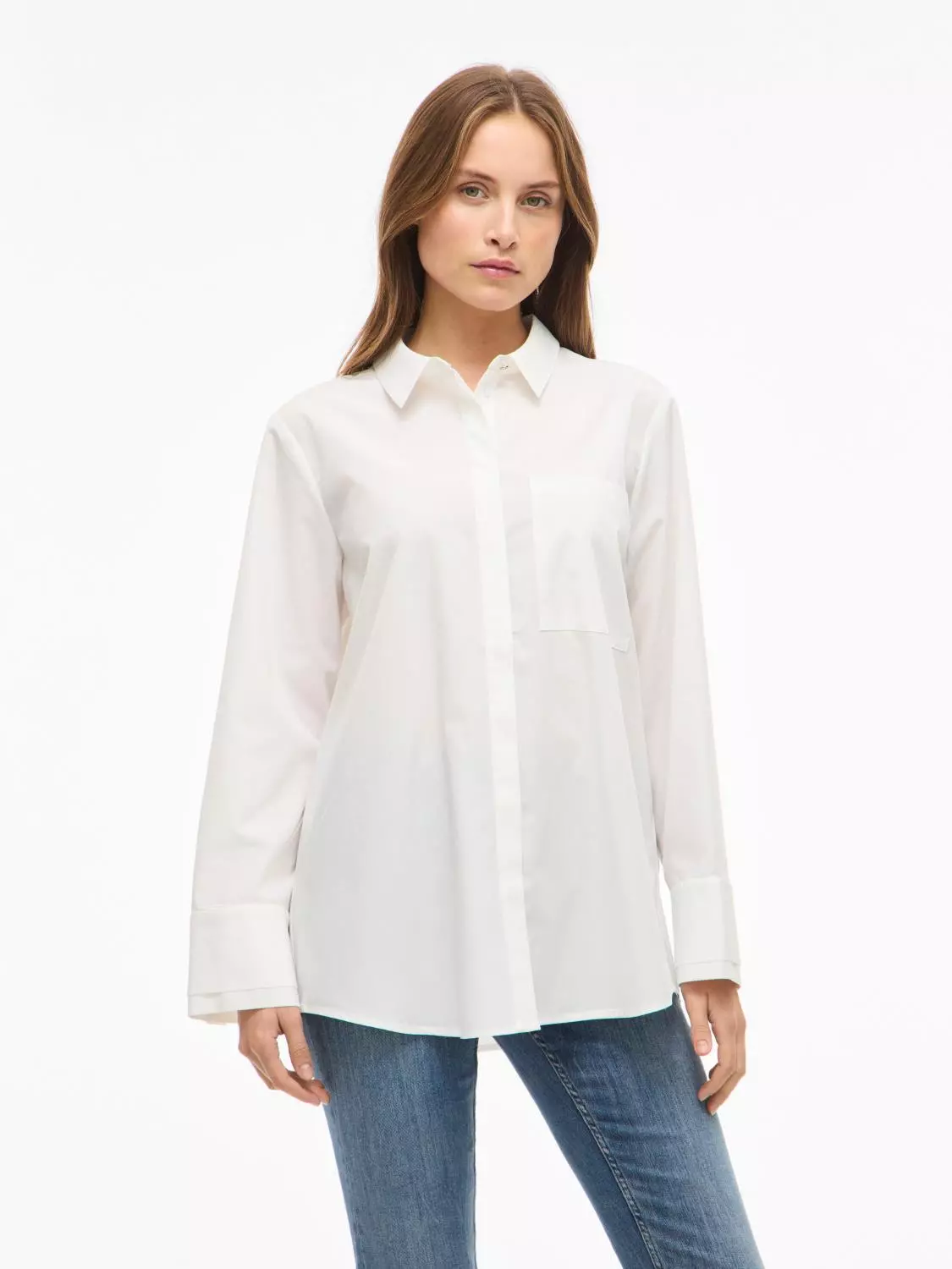 Vila Viellia L/S Shirt, offwhite