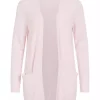 Vila Viril open L/S knit cardigan, lys rosa