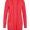 Vila Viril open L/S knit cardigan, rosa