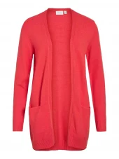 Vila Viril open L/S knit cardigan, rosa