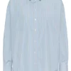 Kaffe KAlevia Shirt, blåstripet