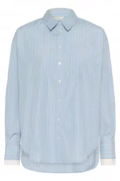 Kaffe KAlevia Shirt, blåstripet