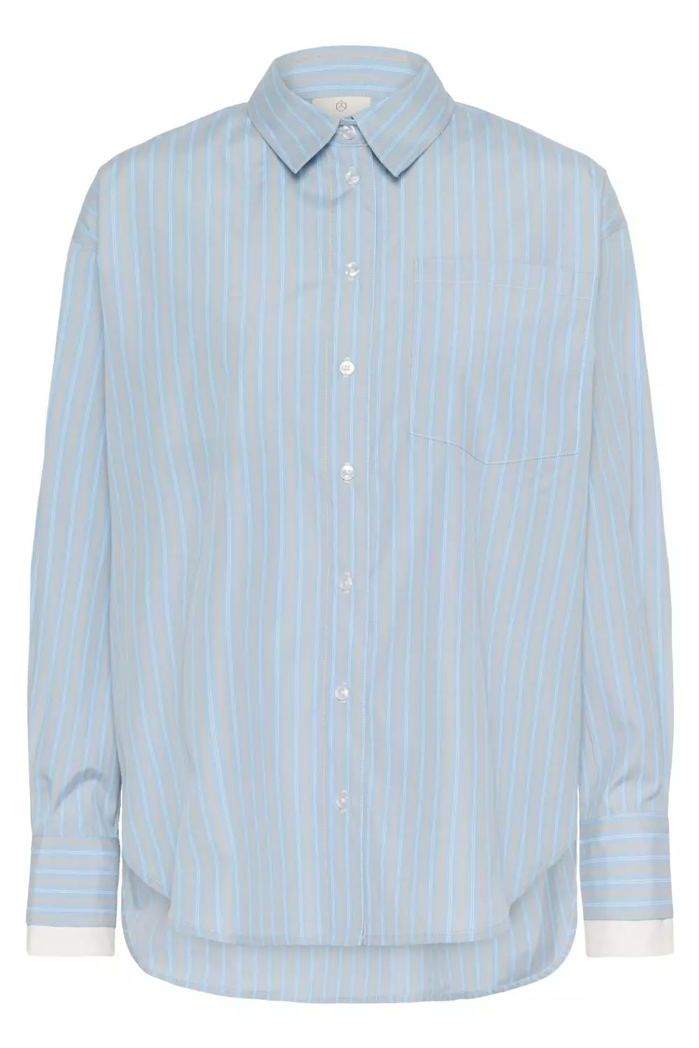 Kaffe KAlevia Shirt, blåstripet