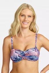 Damella Olivia bikinioverdel, marineblå/flerfarget