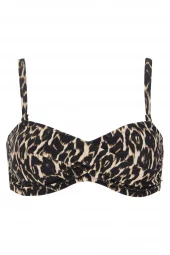 Damella Ingrid bikinioverdel, sort/leo