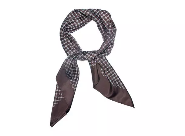 Intex Skandia Skjerf småmønstret brun