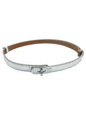 Intex Skandia 2 cm belte, sølv