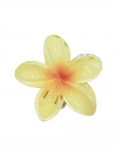 Intex Skandia hårklype blomst ensfarget, gul