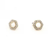 Just Oslo små øredobber, krystallstener