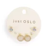 Just Oslo sett med 3 par øredobber