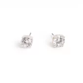 Just Oslo Earring stud, standard, sølv/krystall