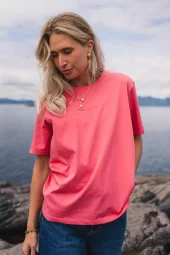 Raus Linn Logo Tee, aprikos