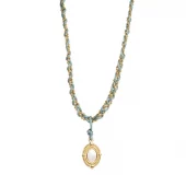 A&C Happy Life, flettet kjede, grønn/gull