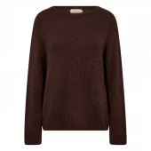 Depeche Sarah de Alpaca O-neck, brun