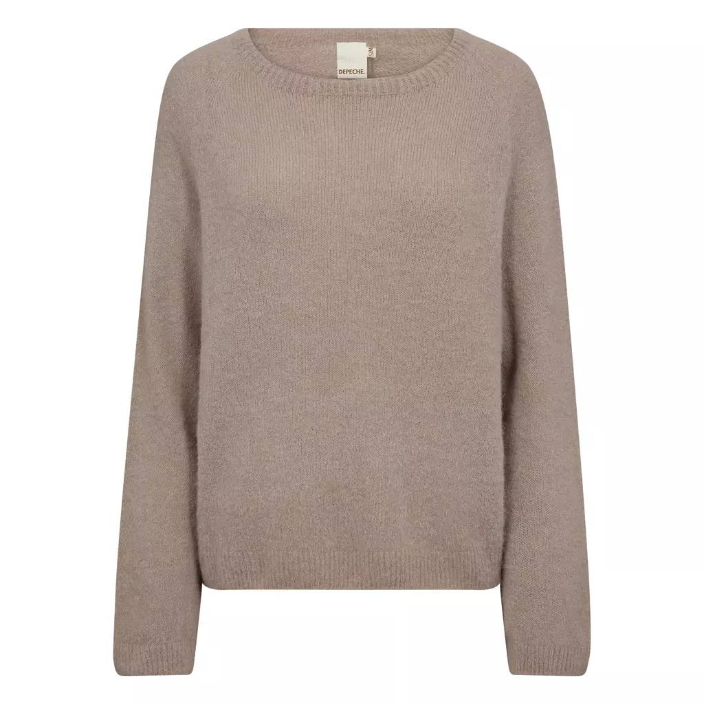 Depeche Sarah de Alpacka O-neck, beige