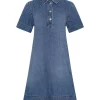 MSCH Turo Alena 2/4 Dress, denimblå