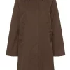 Part Two Ettie OTW, lang trenchcoat, brun