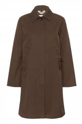 Part Two Ettie OTW, lang trenchcoat, brun