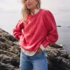 Raus Amalie Puff Pullover, rosa
