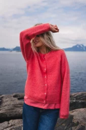 Raus Amalie Cardigan, rosa
