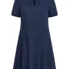 Part Two Aminasa Dress, marineblå lin
