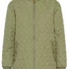 Kaffe KAella Quilt Jacket, mosegrønn