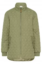 Kaffe KAella Quilt Jacket, mosegrønn