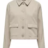 JDY Callie Life Short Jacket OTW, beige