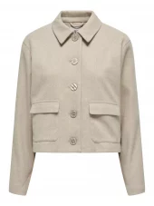 JDY Callie Life Short Jacket OTW, beige