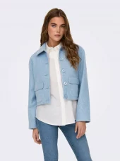 JDY Callie Life Short Jacket OTW, blå