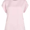 Vila Villlette s/s Satin top, rosa
