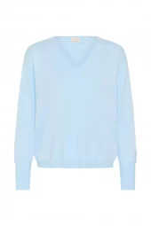 Kaffe KAlizza Mai Pullover, lysblå