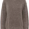 My Essential Wardrobe Paloma fine knit pullover, brun